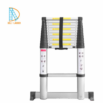 4.1m aluminium telescopic lightweight ladders